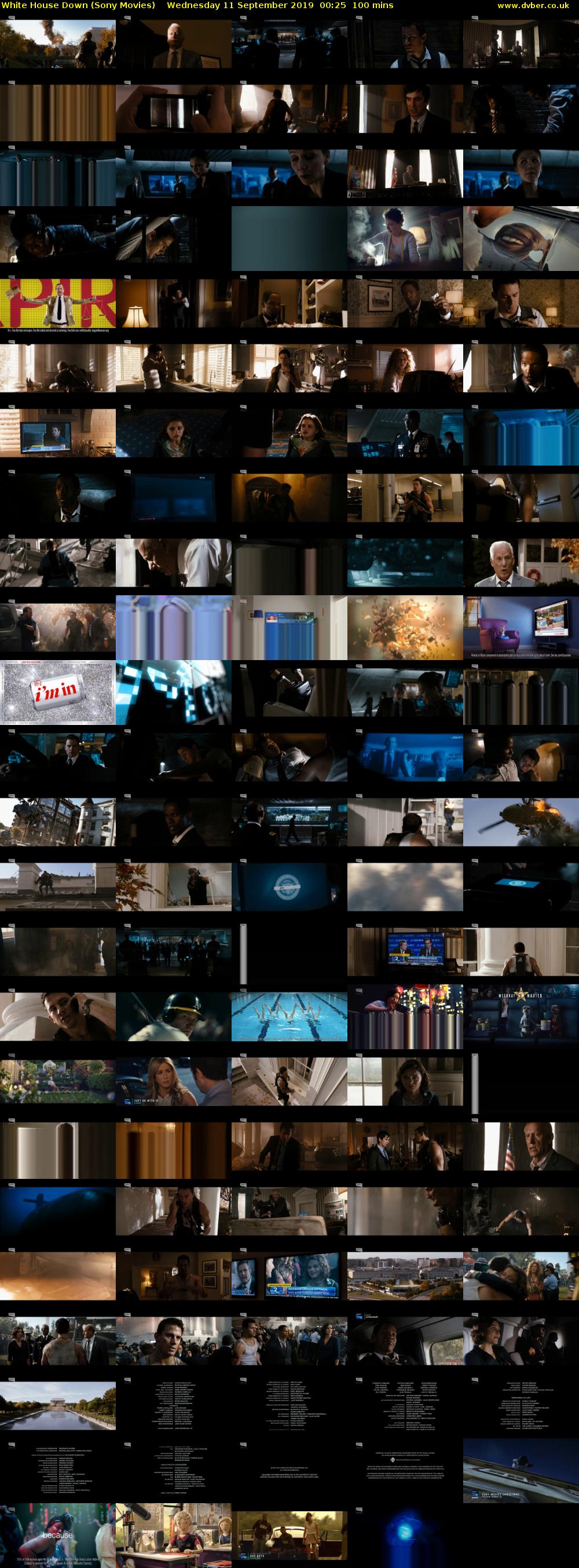 White House Down (Sony Movies) Wednesday 11 September 2019 00:25 - 02:05
