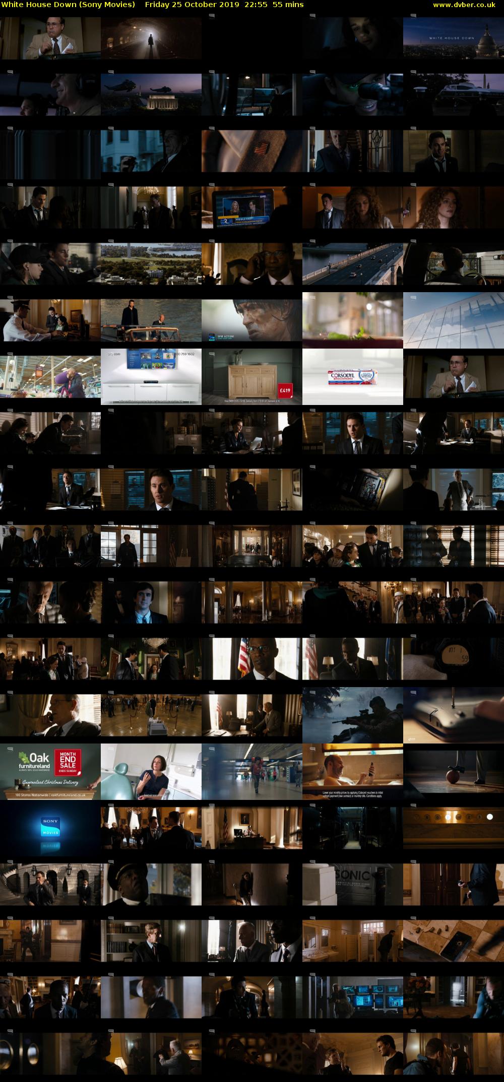 White House Down (Sony Movies) Friday 25 October 2019 22:55 - 23:50