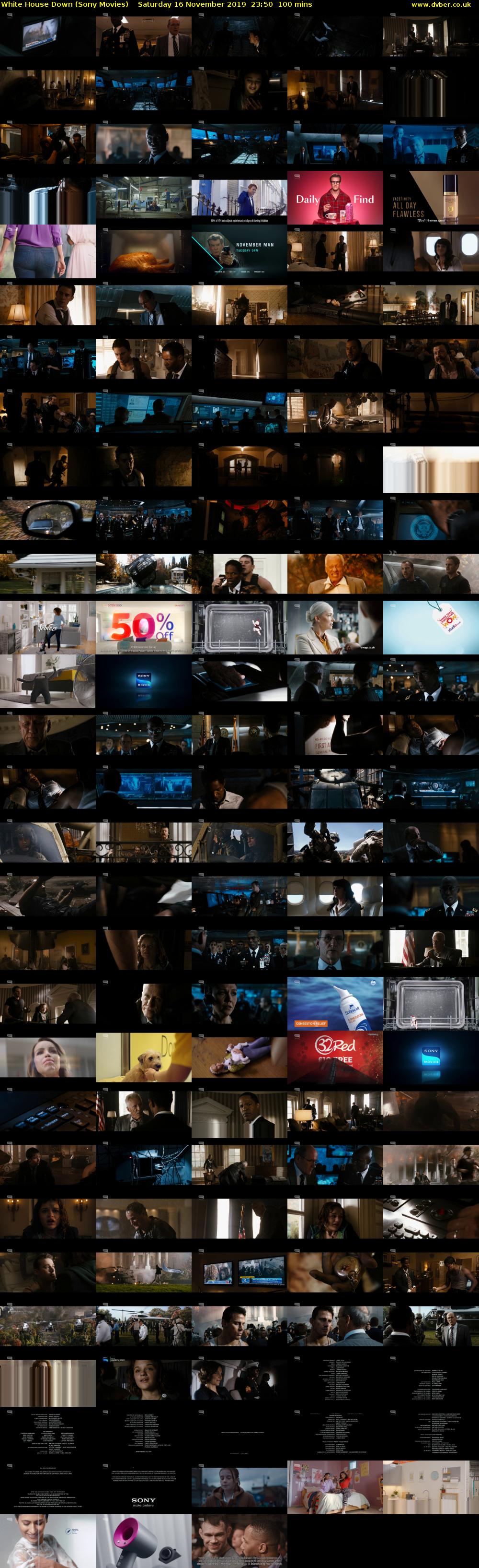 White House Down (Sony Movies) Saturday 16 November 2019 23:50 - 01:30