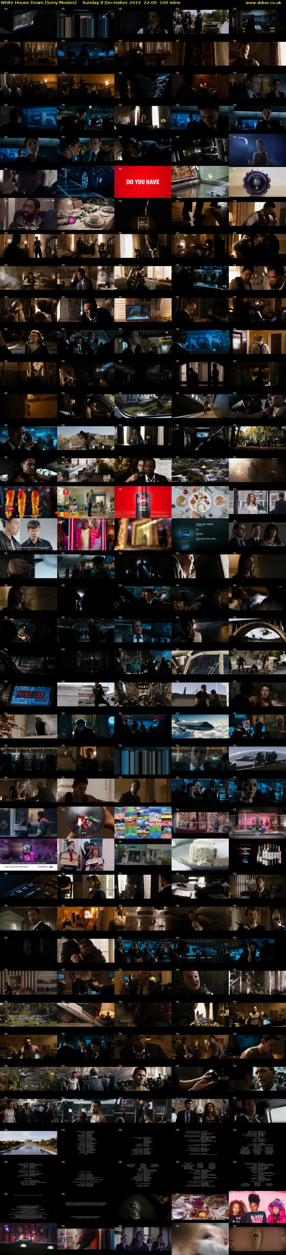 White House Down (Sony Movies) Sunday 8 December 2019 22:00 - 23:40