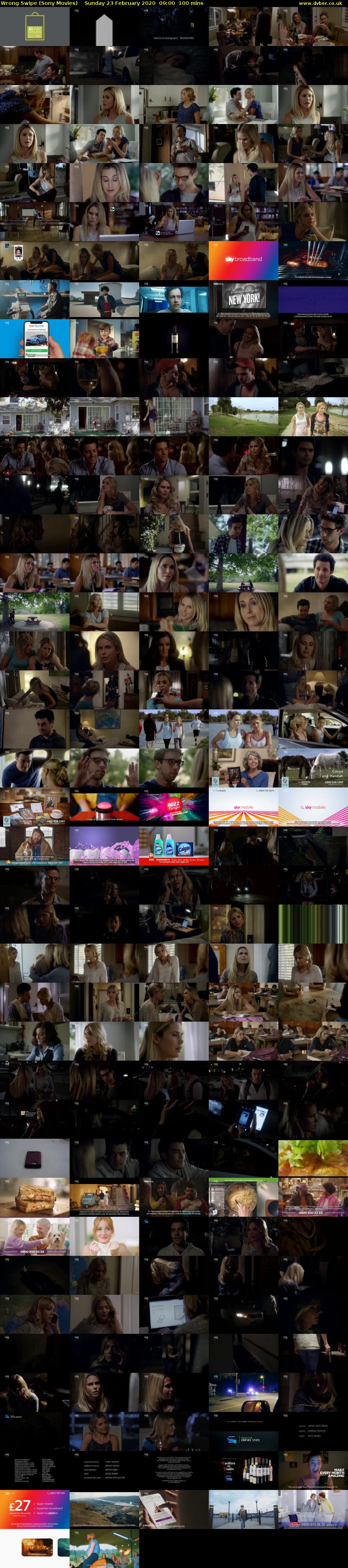 Wrong Swipe (Sony Movies) Sunday 23 February 2020 09:00 - 10:40