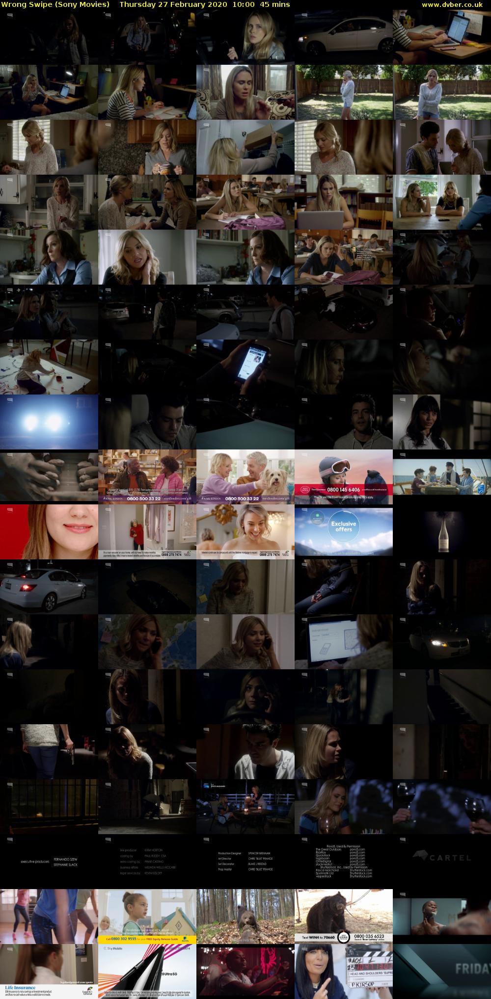 Wrong Swipe (Sony Movies) Thursday 27 February 2020 10:00 - 10:45