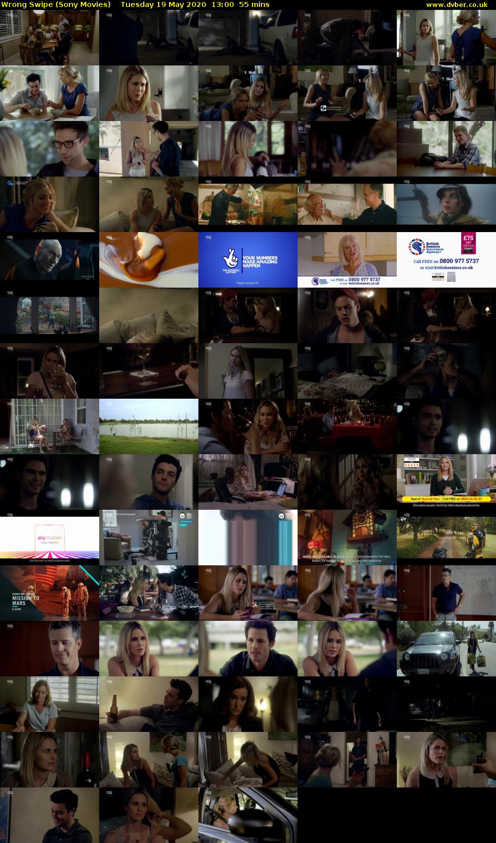 Wrong Swipe (Sony Movies) Tuesday 19 May 2020 13:00 - 13:55