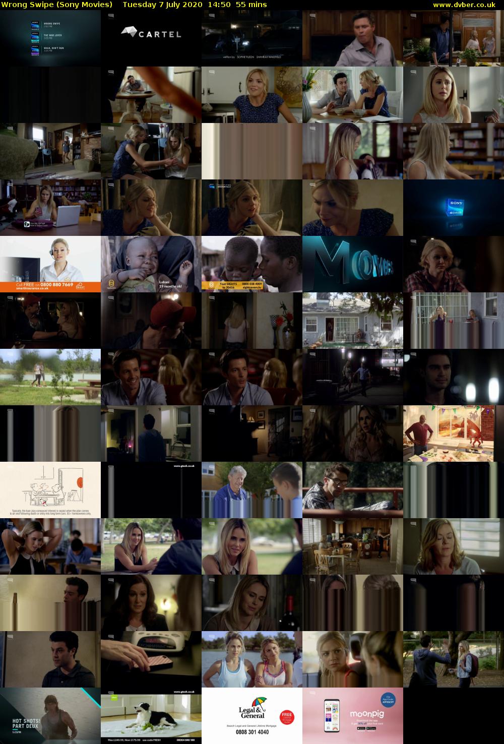 Wrong Swipe (Sony Movies) Tuesday 7 July 2020 14:50 - 15:45