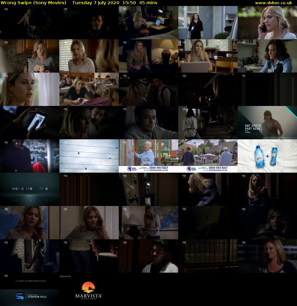 Wrong Swipe (Sony Movies) Tuesday 7 July 2020 15:50 - 16:35