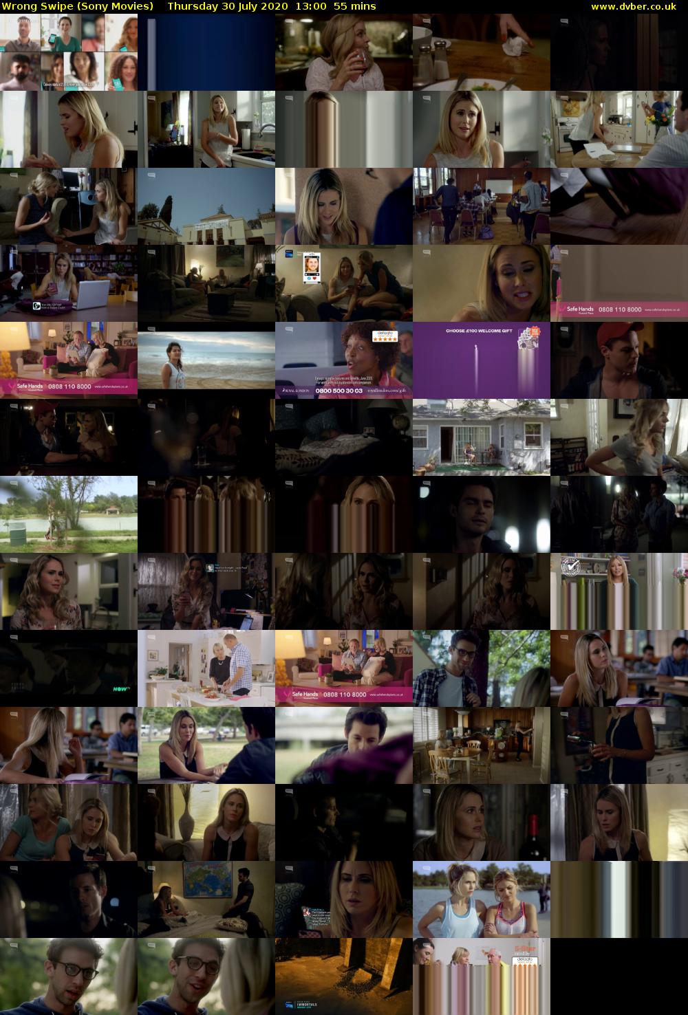 Wrong Swipe (Sony Movies) Thursday 30 July 2020 13:00 - 13:55