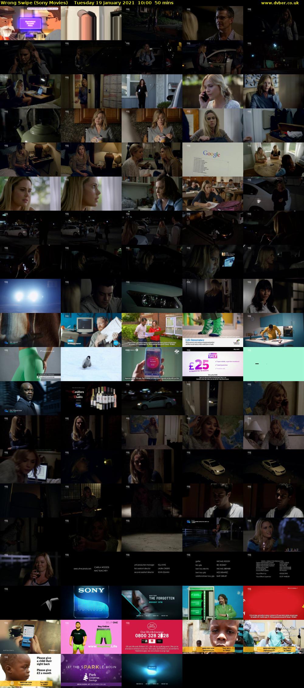 Wrong Swipe (Sony Movies) Tuesday 19 January 2021 10:00 - 10:50