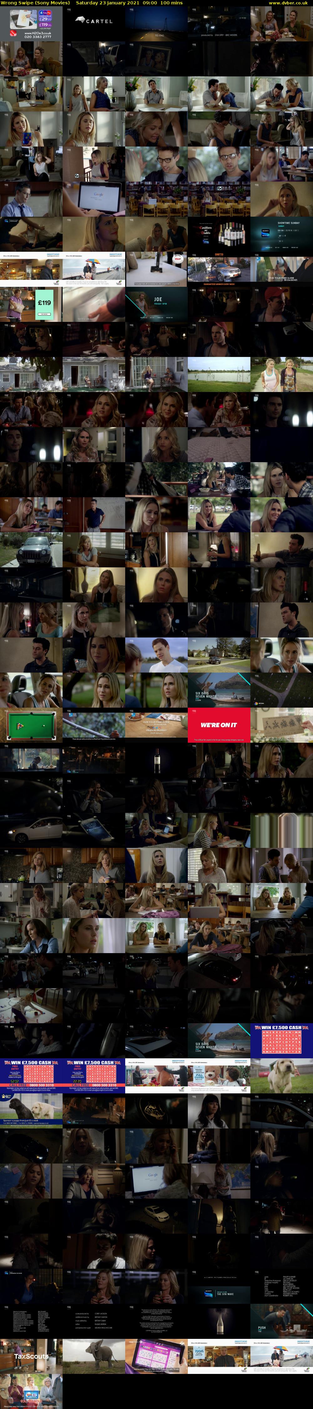 Wrong Swipe (Sony Movies) Saturday 23 January 2021 09:00 - 10:40