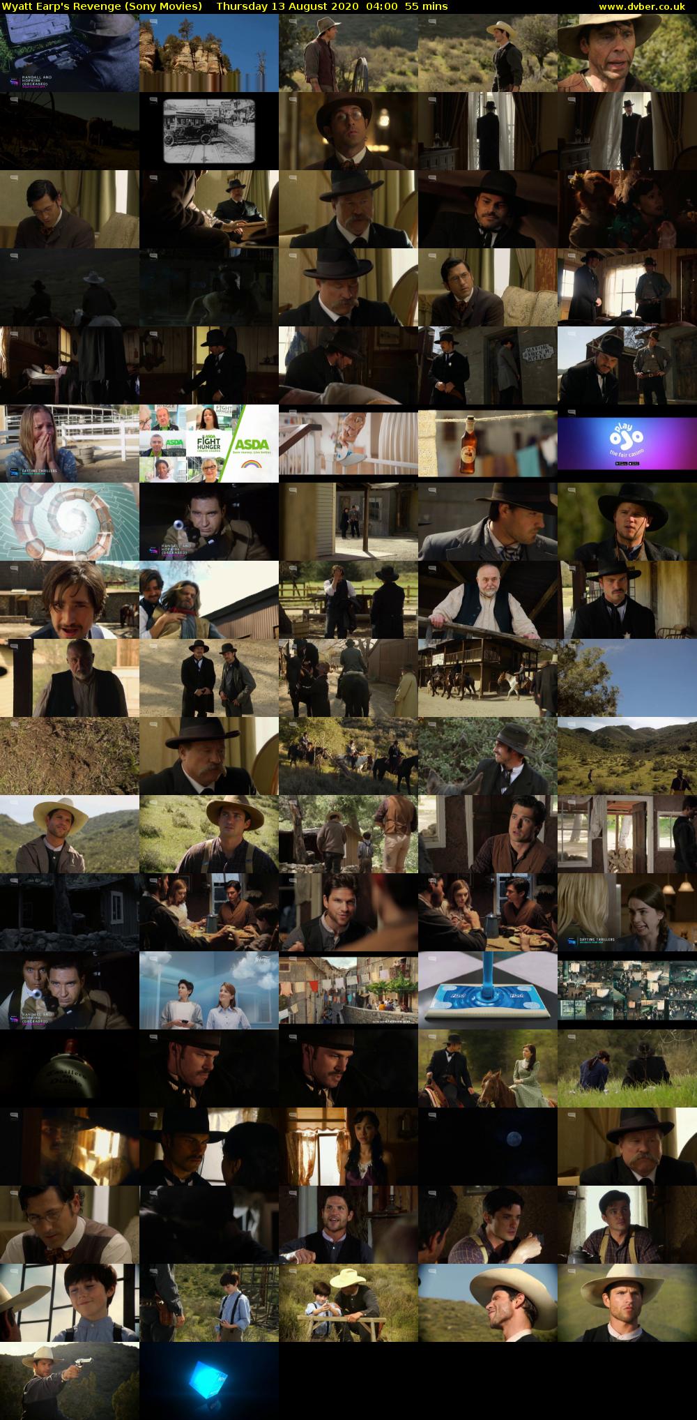 Wyatt Earp's Revenge (Sony Movies) Thursday 13 August 2020 04:00 - 04:55