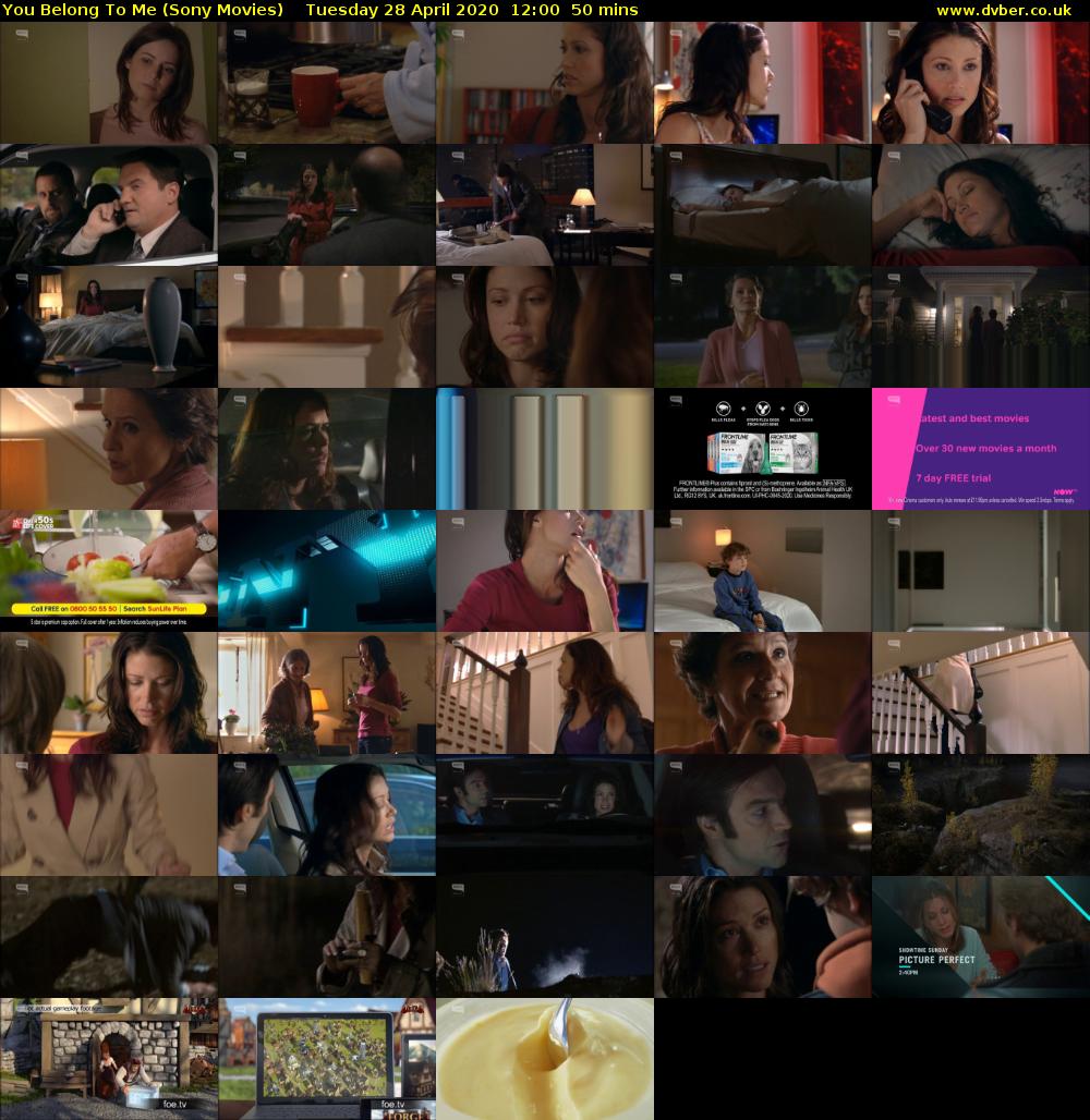 You Belong To Me (Sony Movies) Tuesday 28 April 2020 12:00 - 12:50