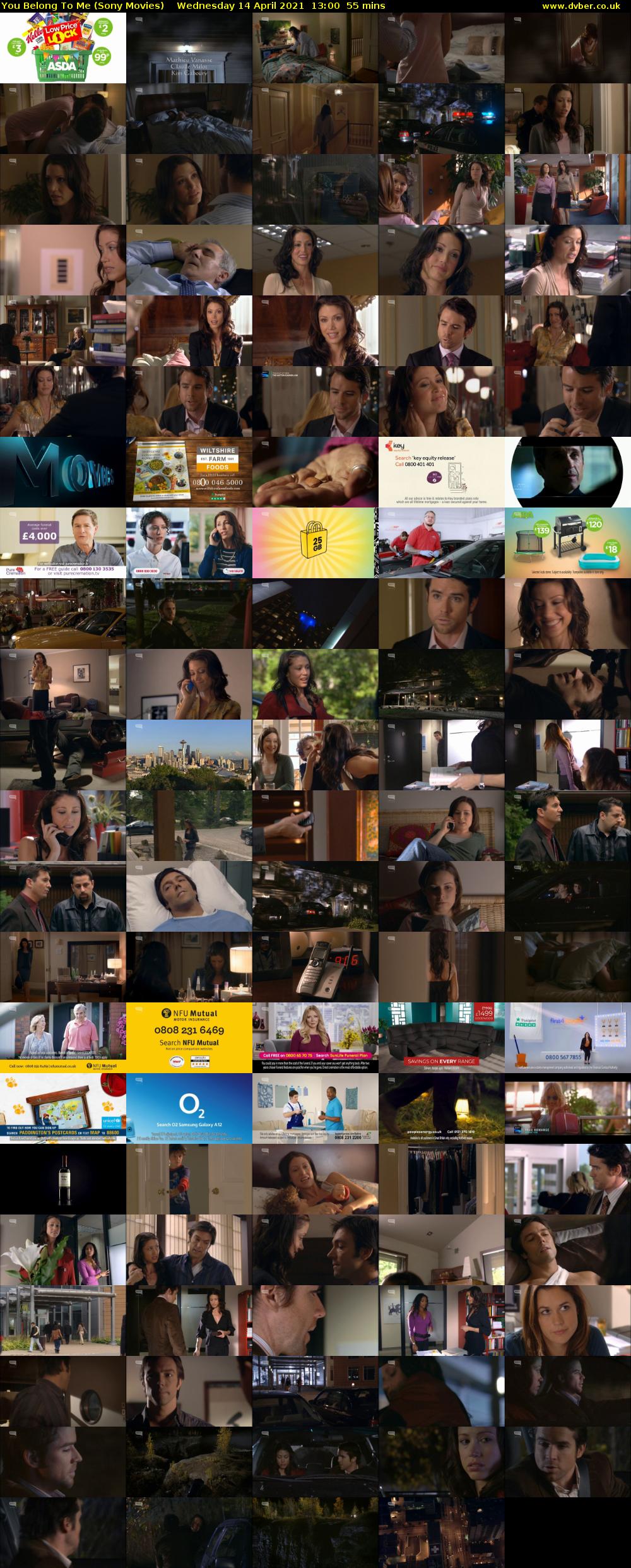 You Belong To Me (Sony Movies) Wednesday 14 April 2021 13:00 - 13:55
