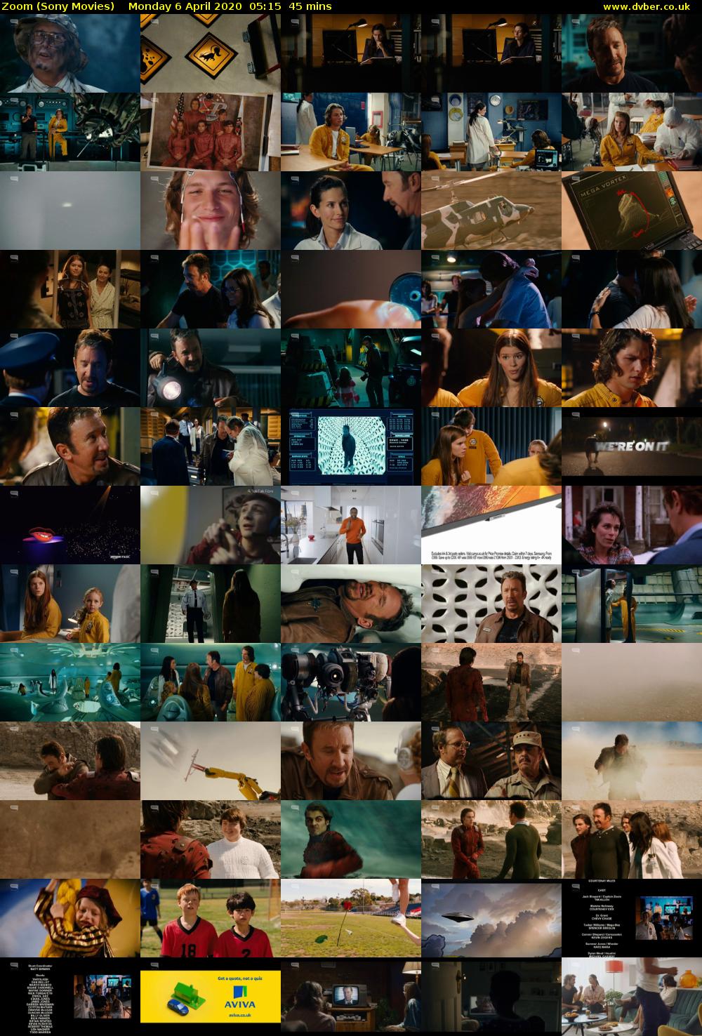 Zoom (Sony Movies) Monday 6 April 2020 05:15 - 06:00