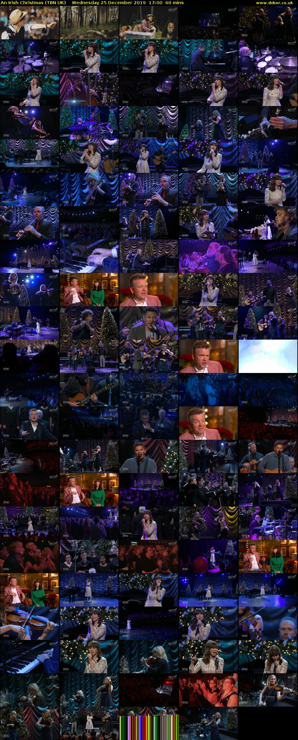 An Irish Christmas (TBN UK) Wednesday 25 December 2019 17:00 - 18:00