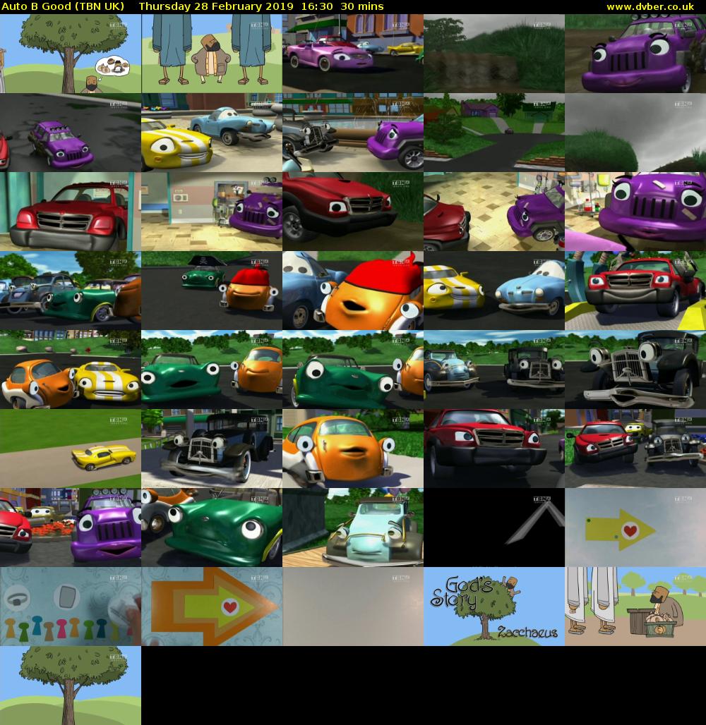 Auto B Good (TBN UK) Thursday 28 February 2019 16:30 - 17:00