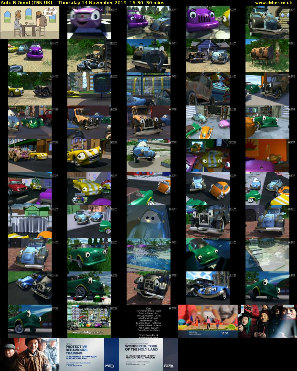 Auto B Good (TBN UK) Thursday 14 November 2019 16:30 - 17:00