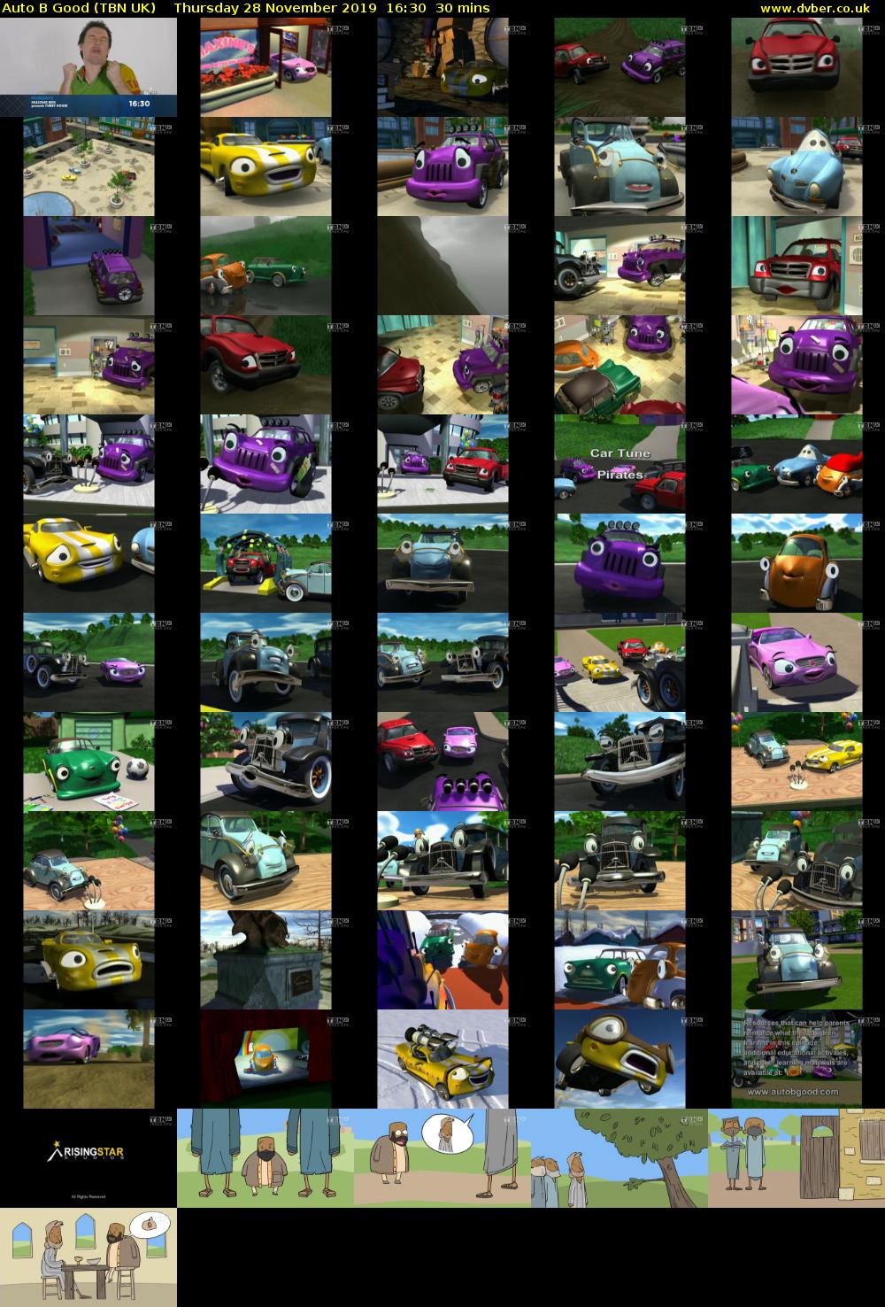 Auto B Good (TBN UK) Thursday 28 November 2019 16:30 - 17:00