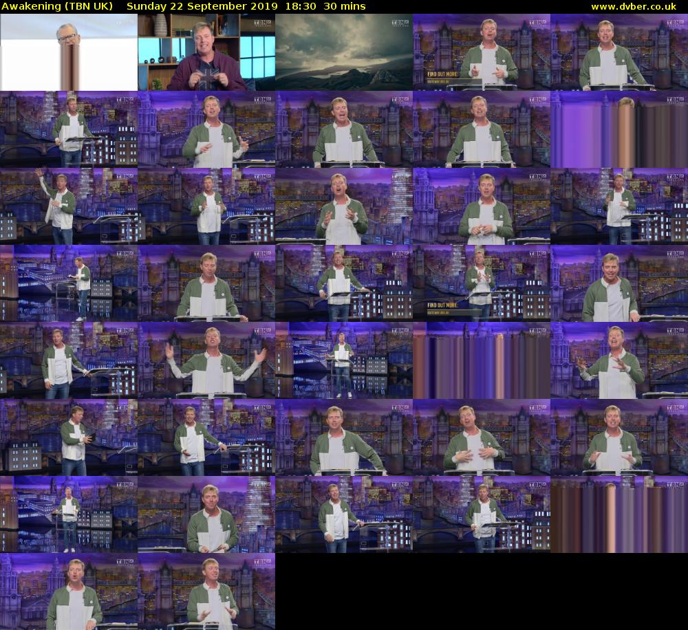 Awakening (TBN UK) Sunday 22 September 2019 18:30 - 19:00