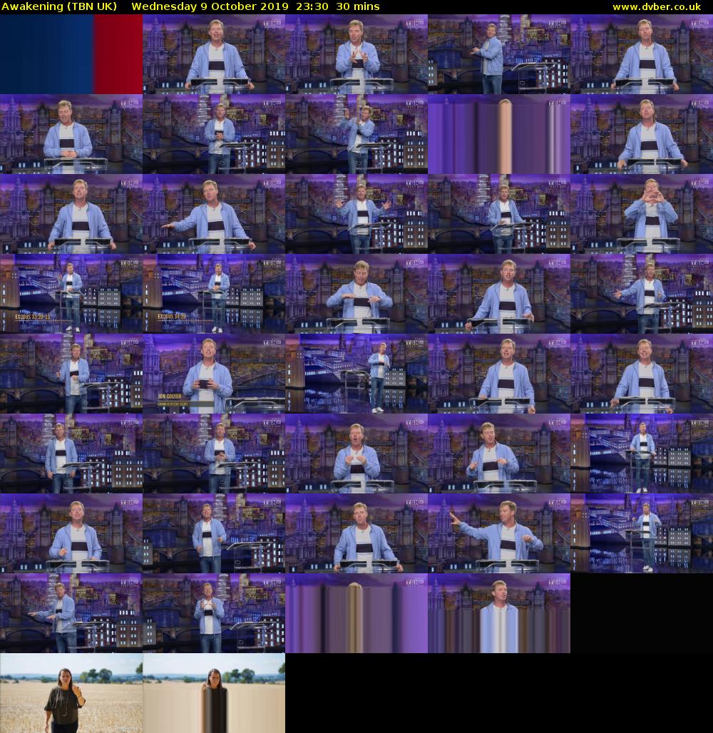 Awakening (TBN UK) Wednesday 9 October 2019 23:30 - 00:00