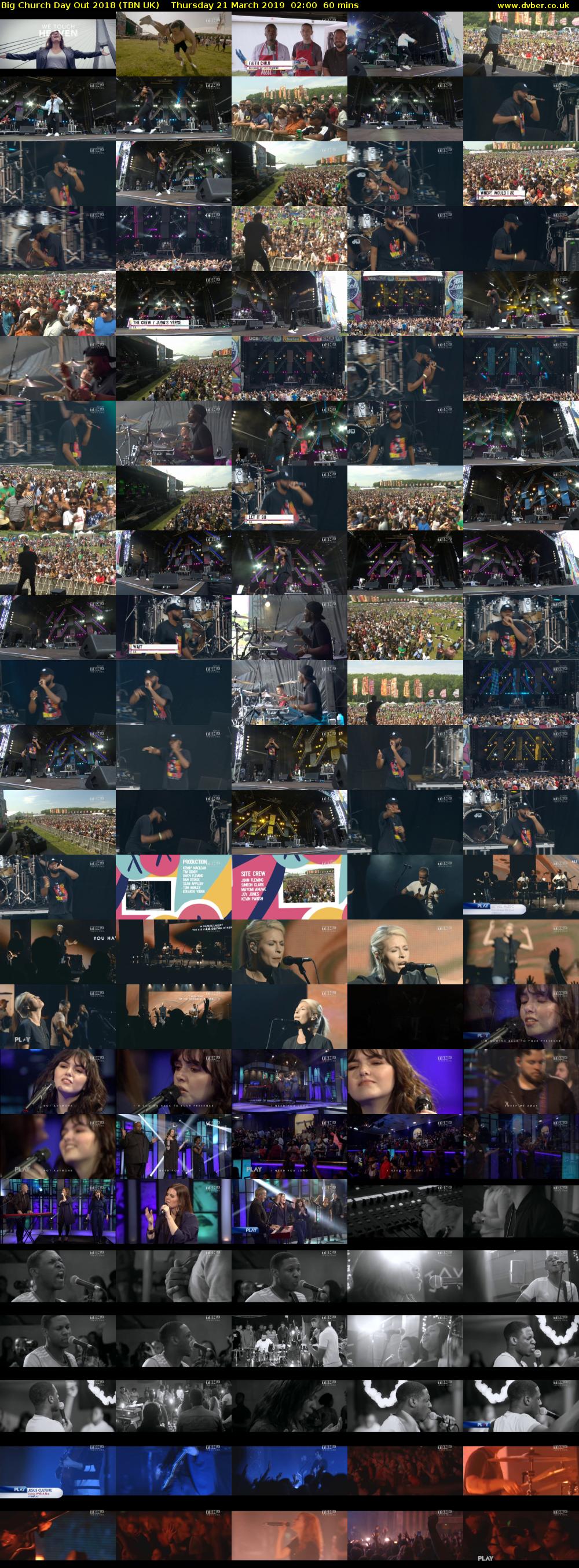 Big Church Day Out 2018 (TBN UK) Thursday 21 March 2019 02:00 - 03:00