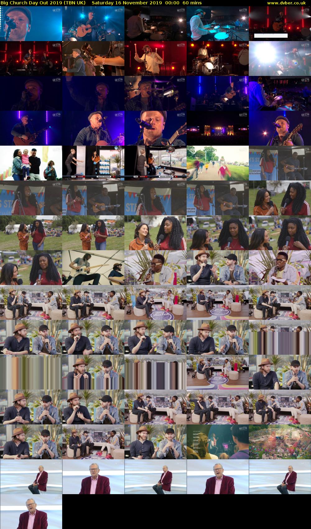 Big Church Day Out 2019 (TBN UK) Saturday 16 November 2019 00:00 - 01:00