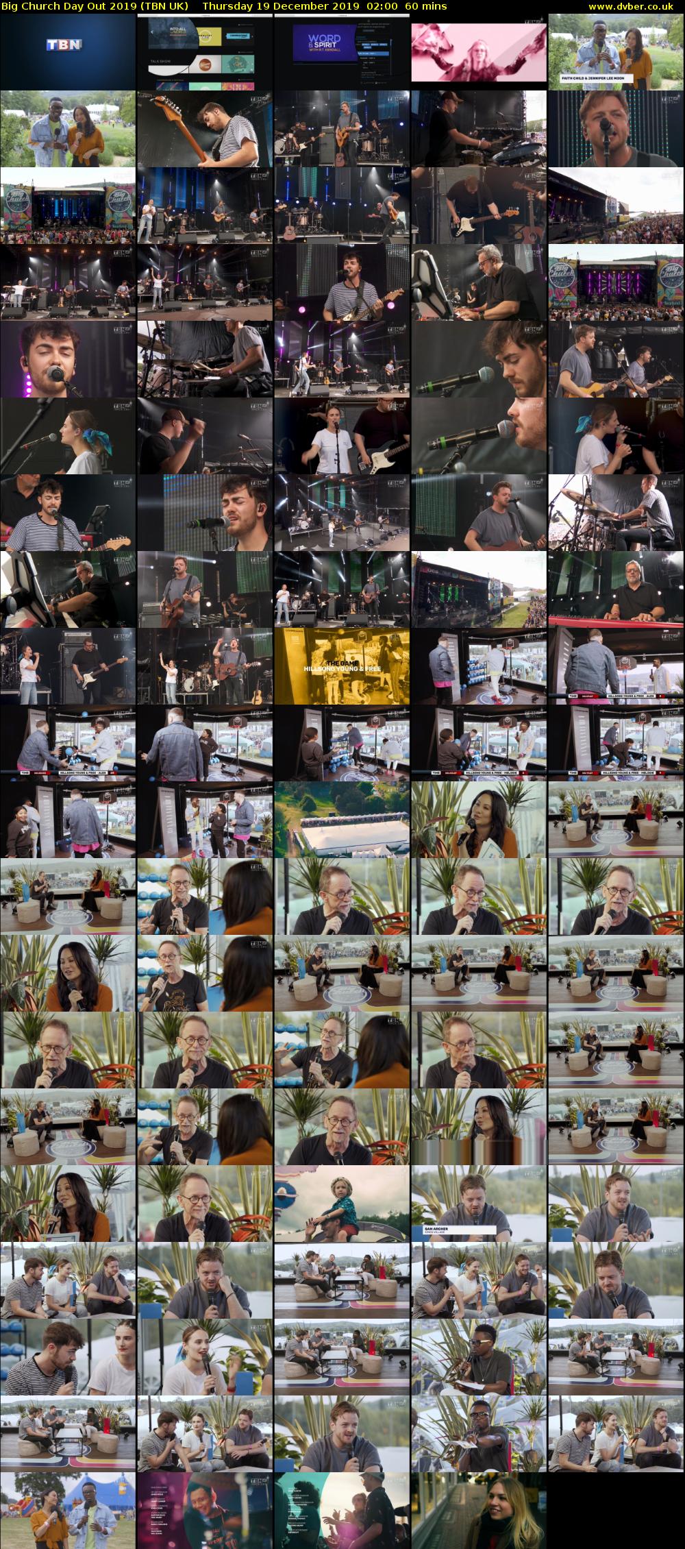 Big Church Day Out 2019 (TBN UK) Thursday 19 December 2019 02:00 - 03:00