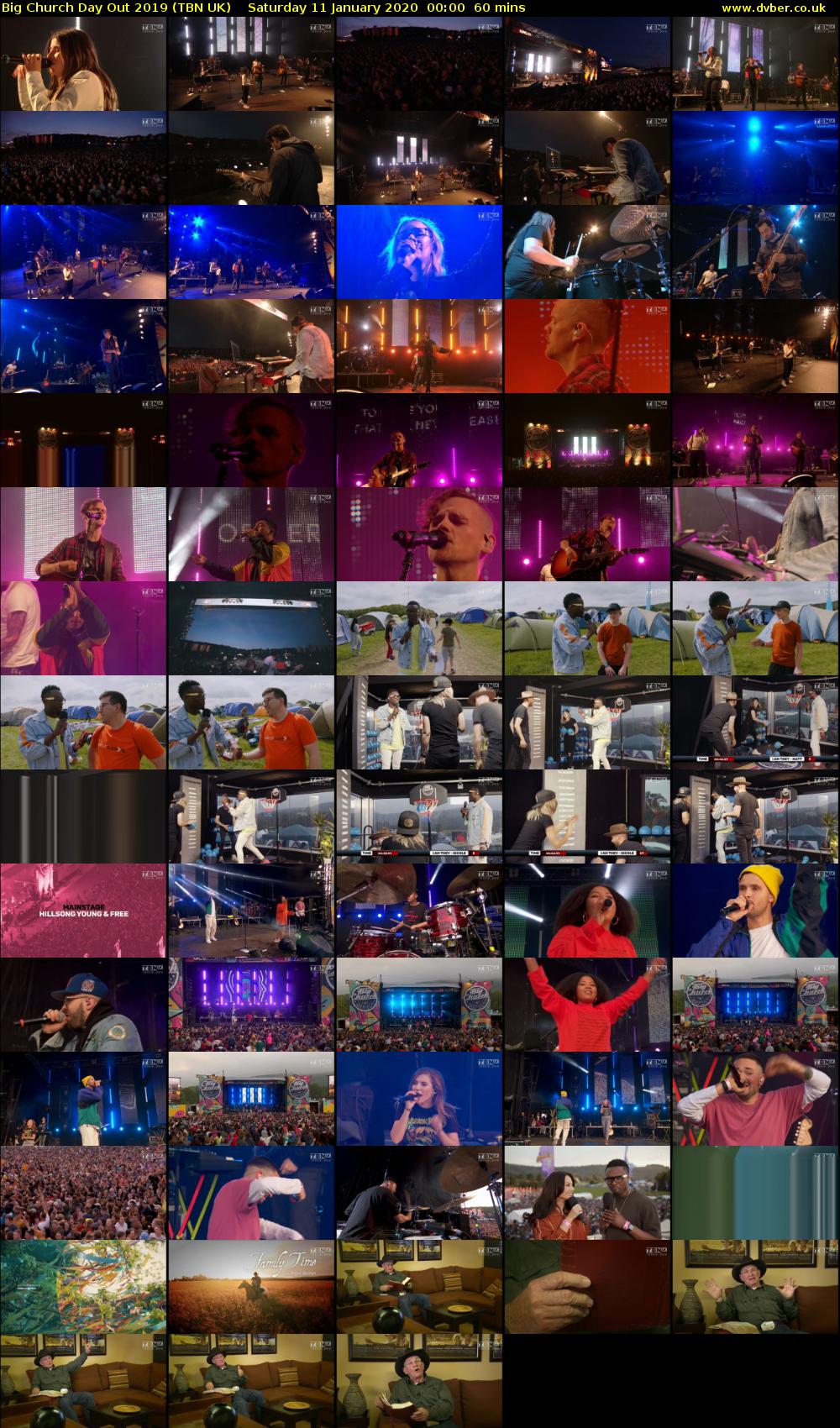 Big Church Day Out 2019 (TBN UK) Saturday 11 January 2020 00:00 - 01:00