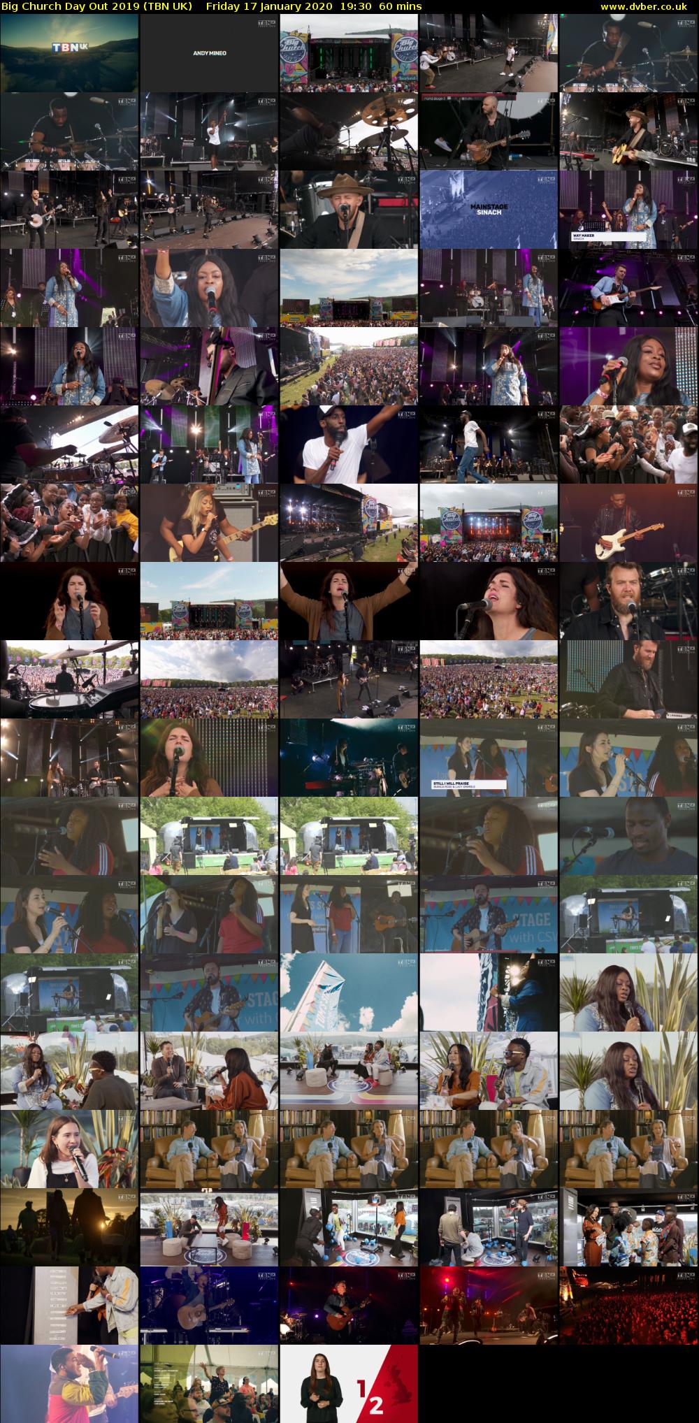 Big Church Day Out 2019 (TBN UK) Friday 17 January 2020 19:30 - 20:30