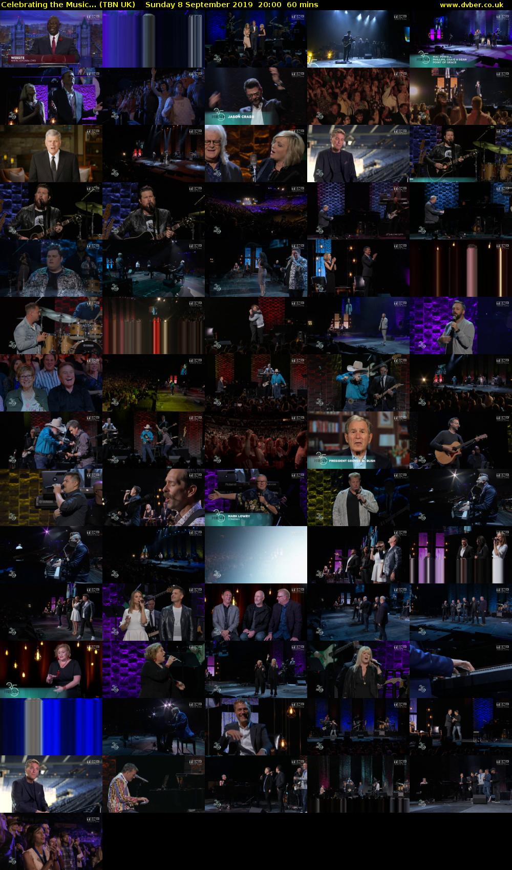 Celebrating the Music... (TBN UK) Sunday 8 September 2019 20:00 - 21:00