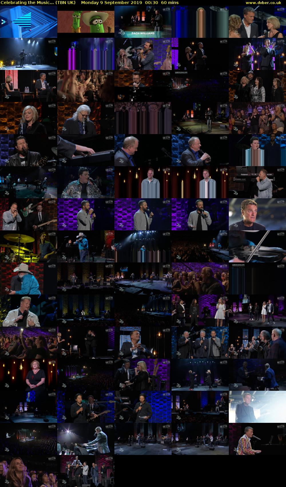 Celebrating the Music... (TBN UK) Monday 9 September 2019 00:30 - 01:30