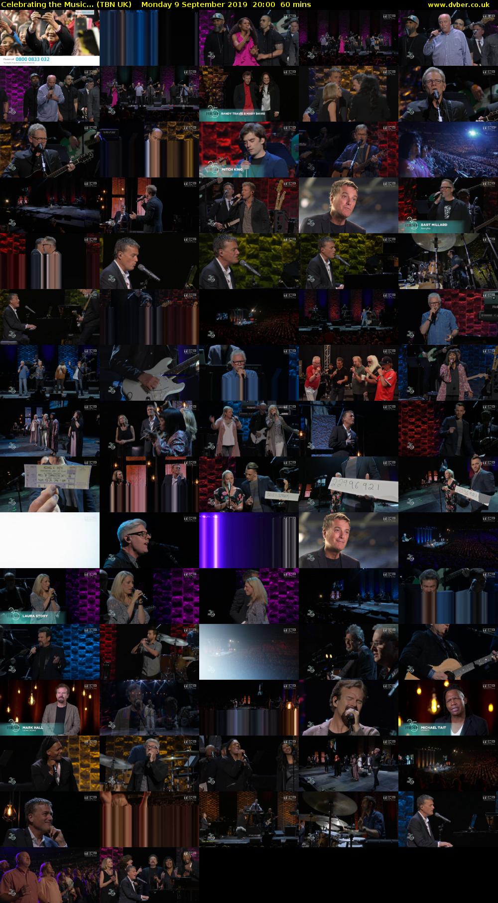 Celebrating the Music... (TBN UK) Monday 9 September 2019 20:00 - 21:00