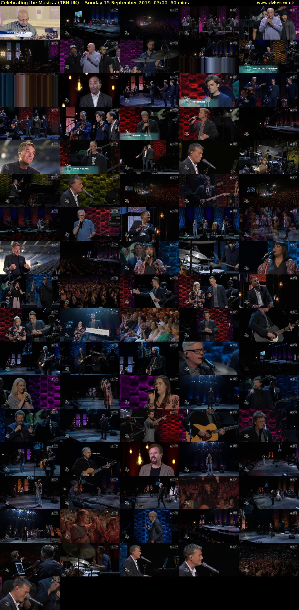 Celebrating the Music... (TBN UK) Sunday 15 September 2019 03:00 - 04:00