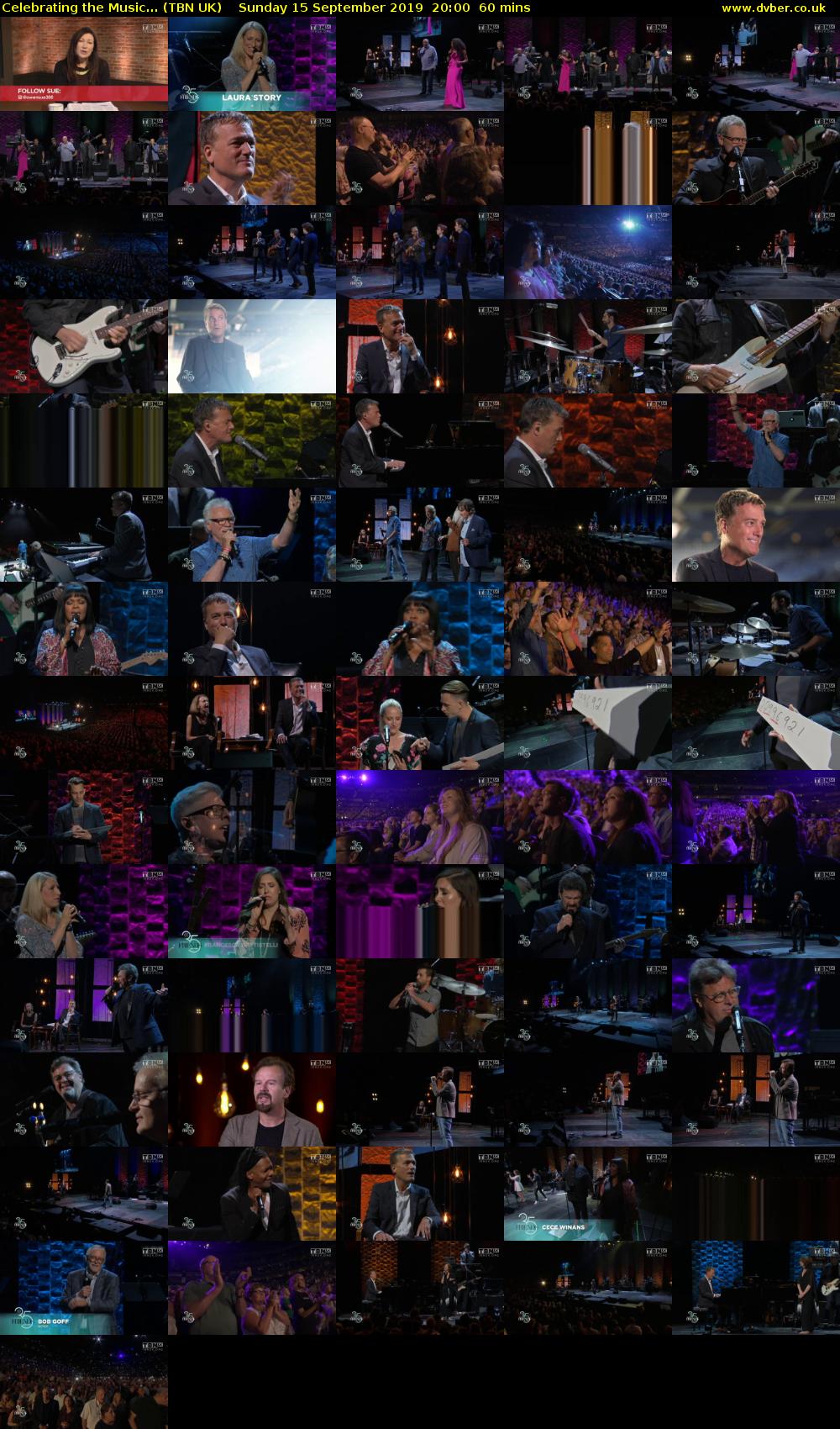 Celebrating the Music... (TBN UK) Sunday 15 September 2019 20:00 - 21:00