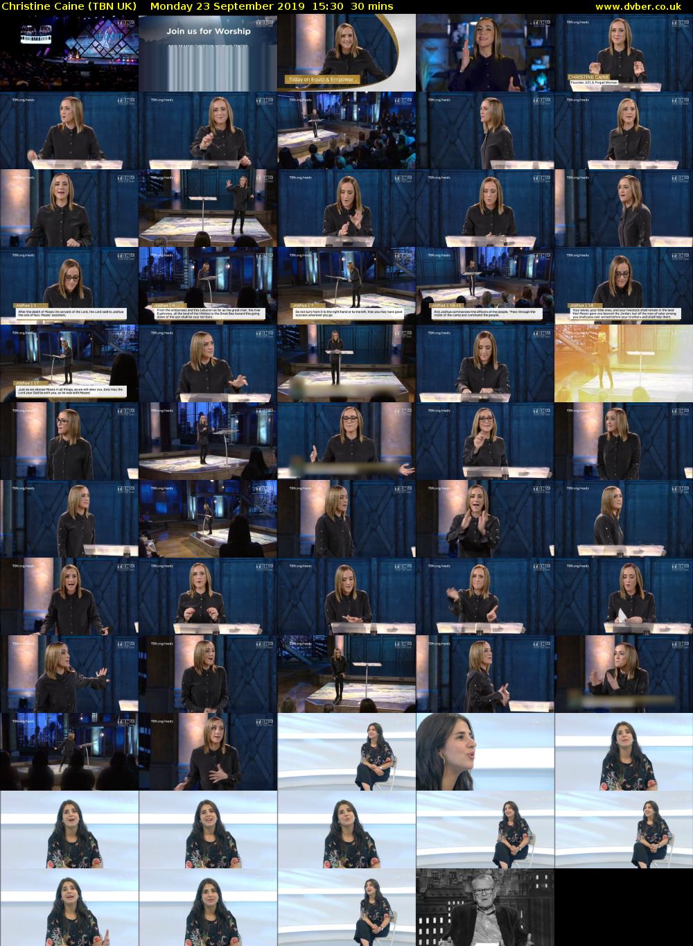 Christine Caine (TBN UK) Monday 23 September 2019 15:30 - 16:00