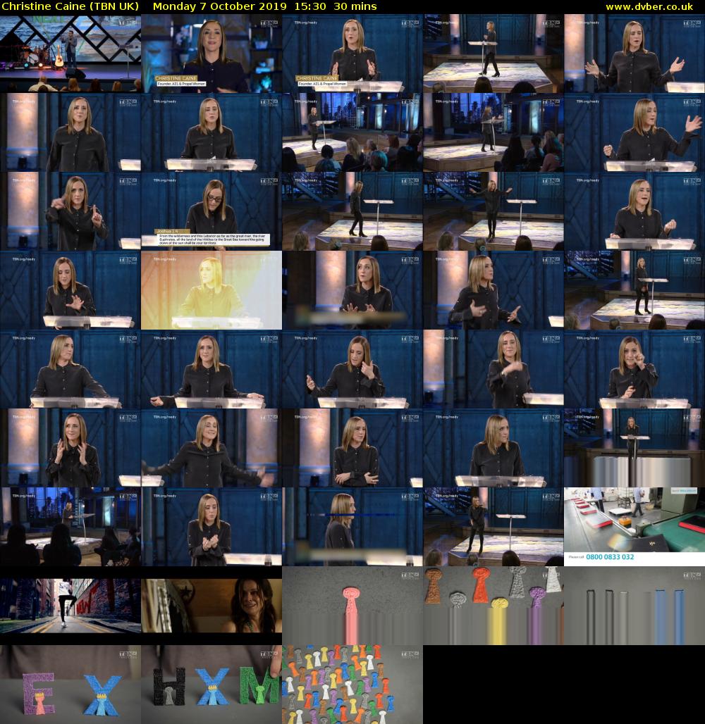 Christine Caine (TBN UK) Monday 7 October 2019 15:30 - 16:00