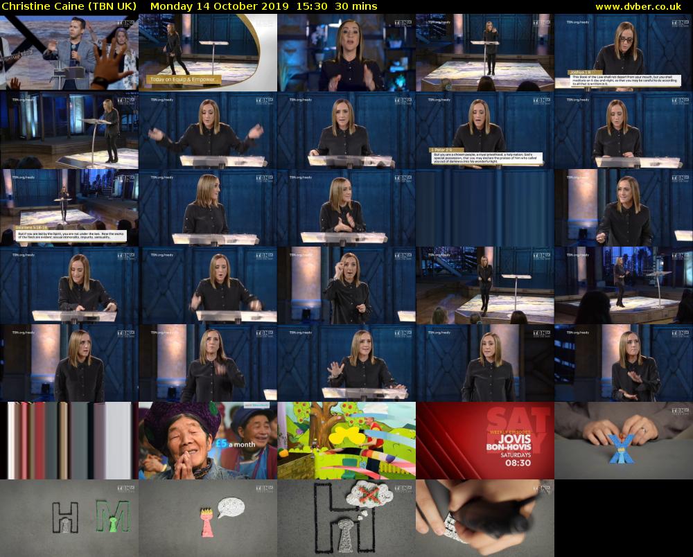 Christine Caine (TBN UK) Monday 14 October 2019 15:30 - 16:00