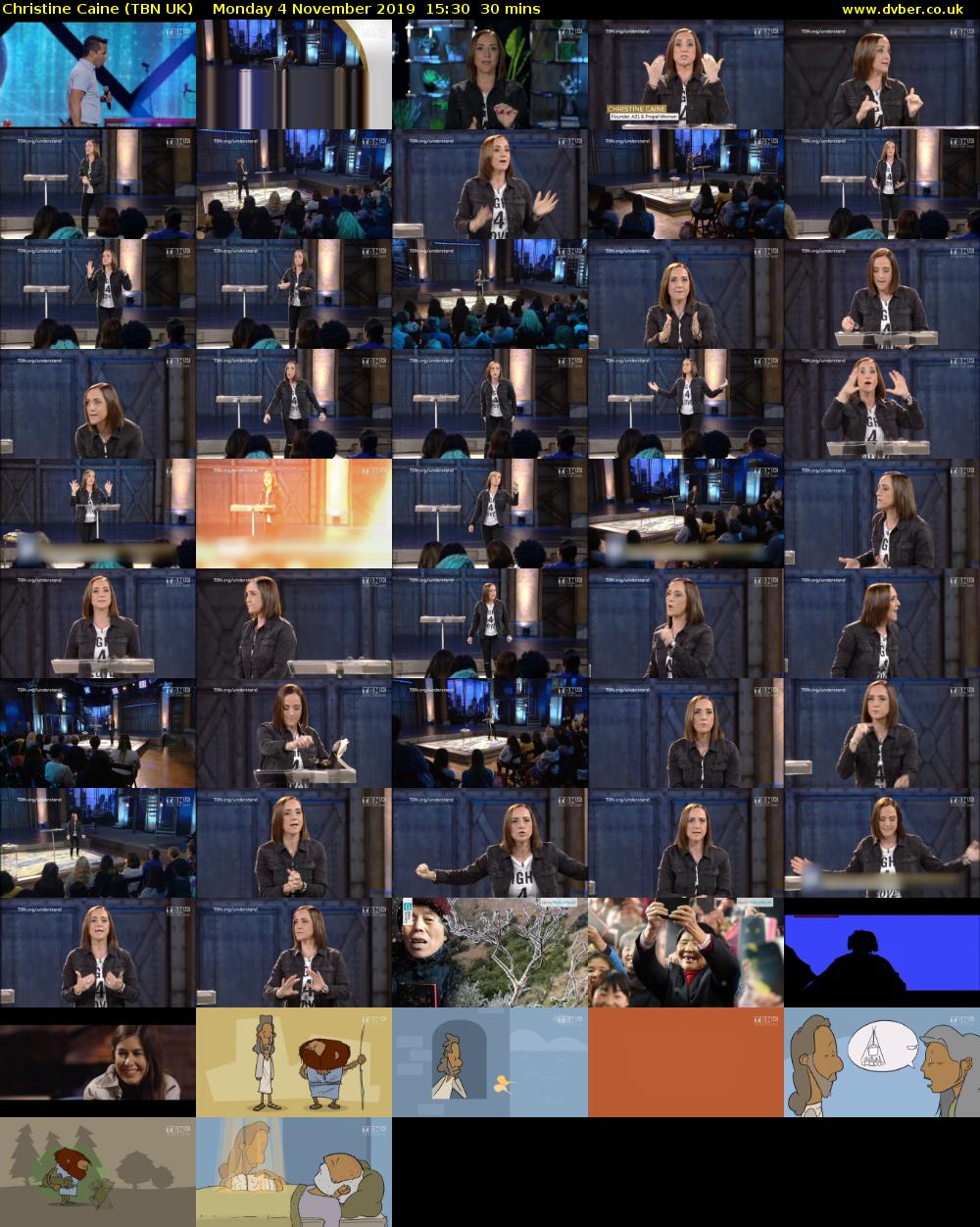 Christine Caine (TBN UK) Monday 4 November 2019 15:30 - 16:00