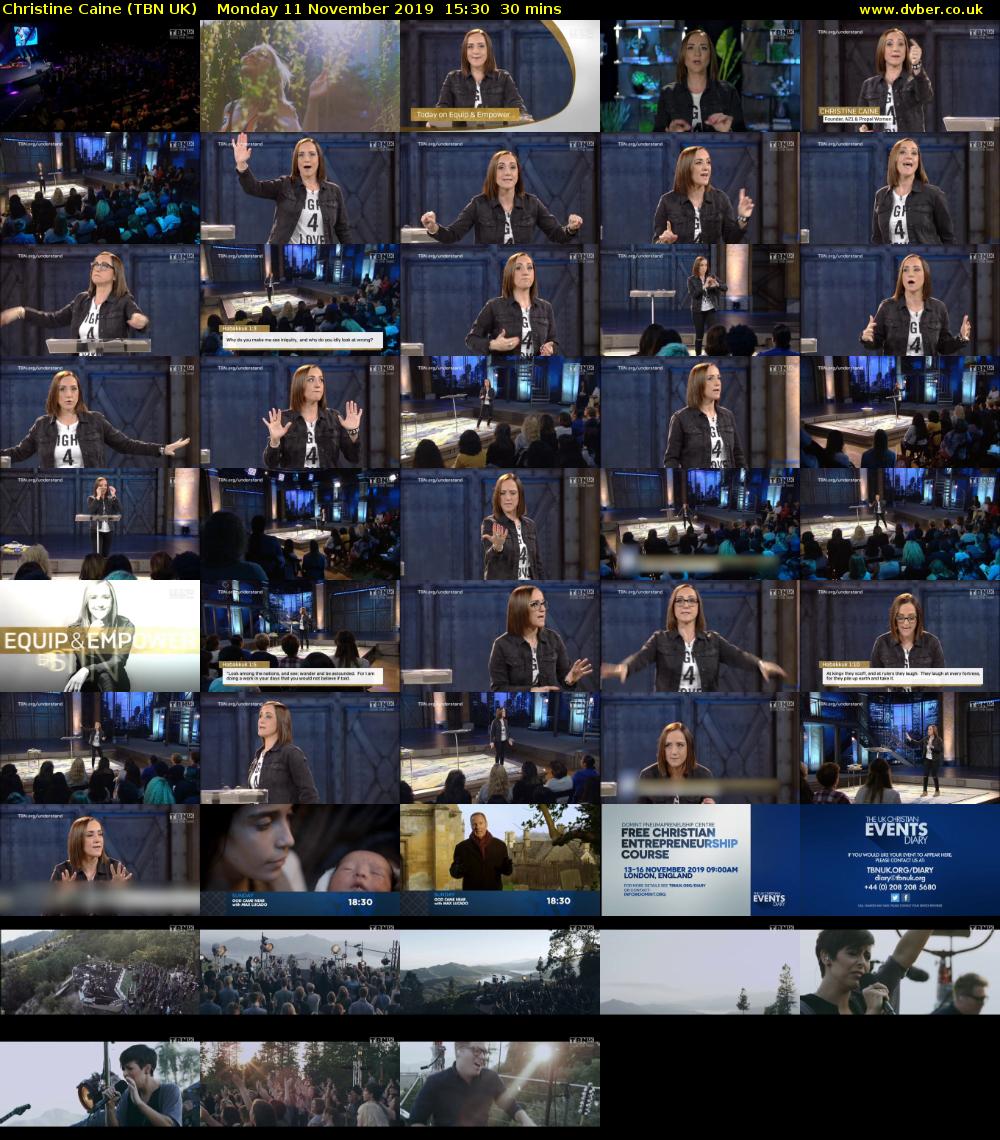 Christine Caine (TBN UK) Monday 11 November 2019 15:30 - 16:00