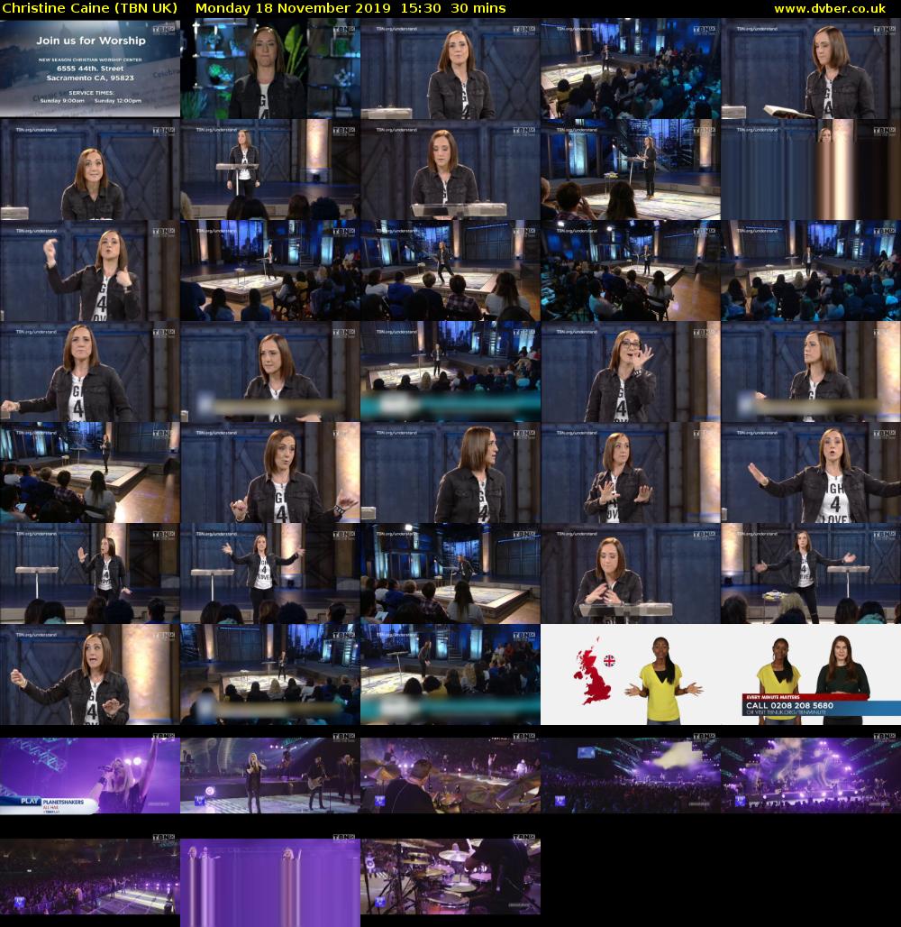 Christine Caine (TBN UK) Monday 18 November 2019 15:30 - 16:00