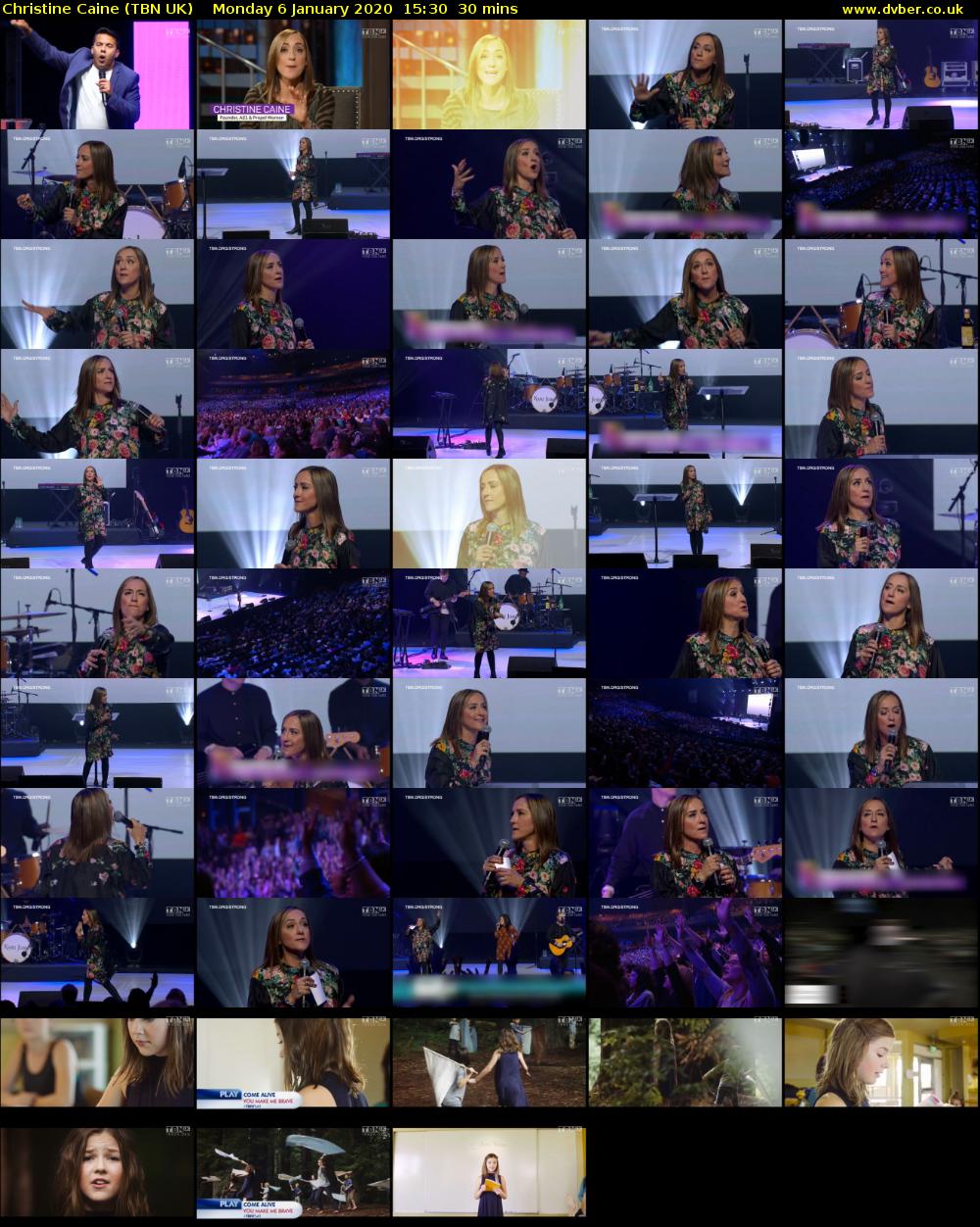 Christine Caine (TBN UK) Monday 6 January 2020 15:30 - 16:00