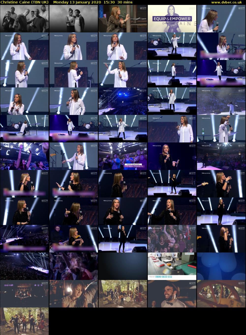 Christine Caine (TBN UK) Monday 13 January 2020 15:30 - 16:00