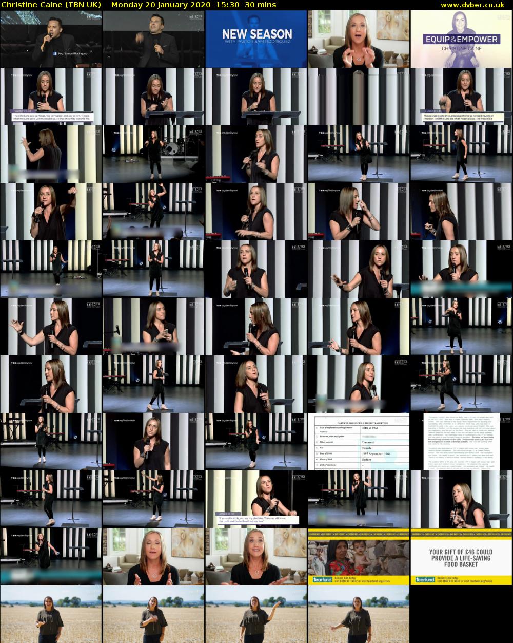 Christine Caine (TBN UK) Monday 20 January 2020 15:30 - 16:00