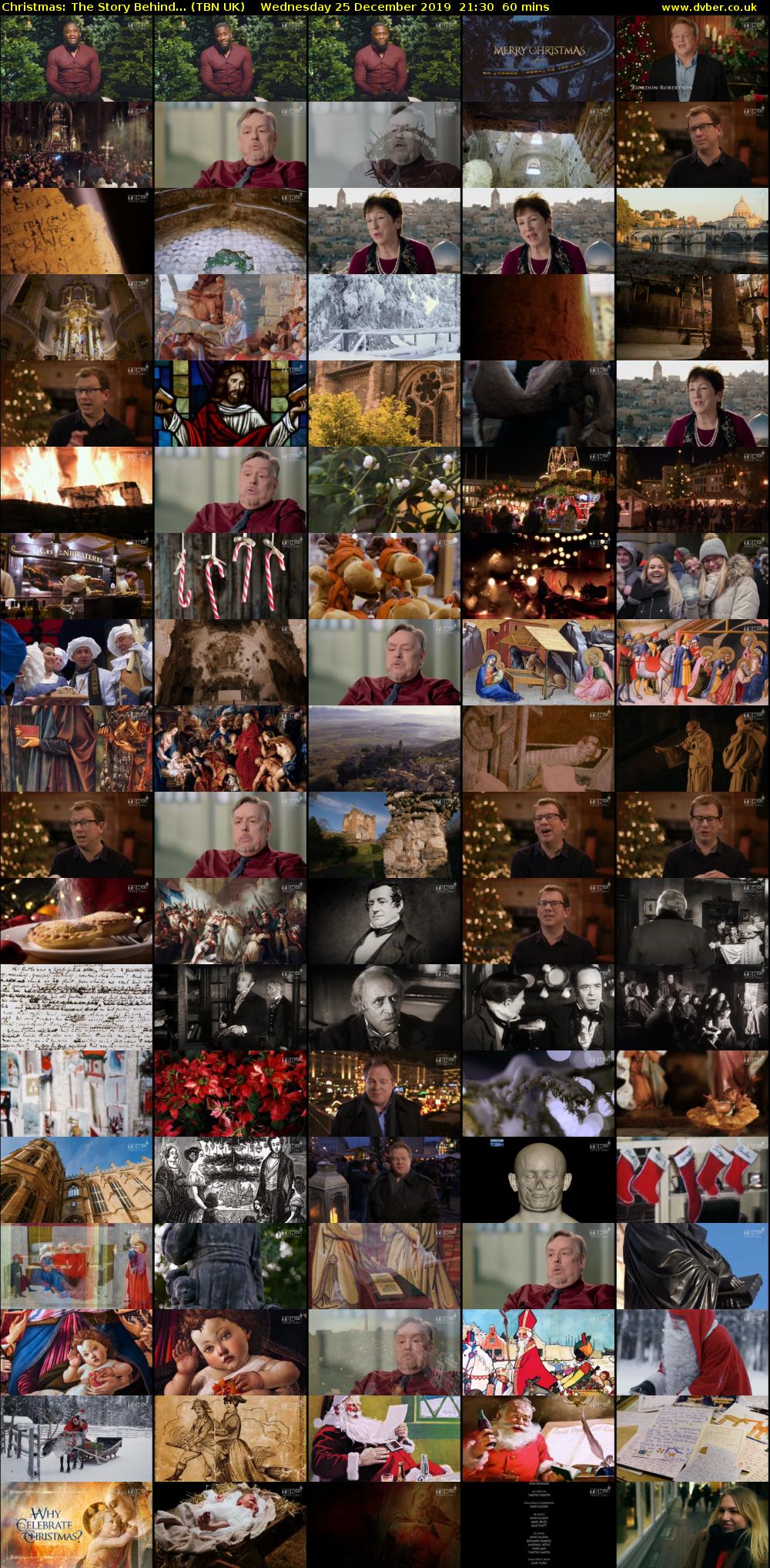 Christmas: The Story Behind... (TBN UK) Wednesday 25 December 2019 21:30 - 22:30