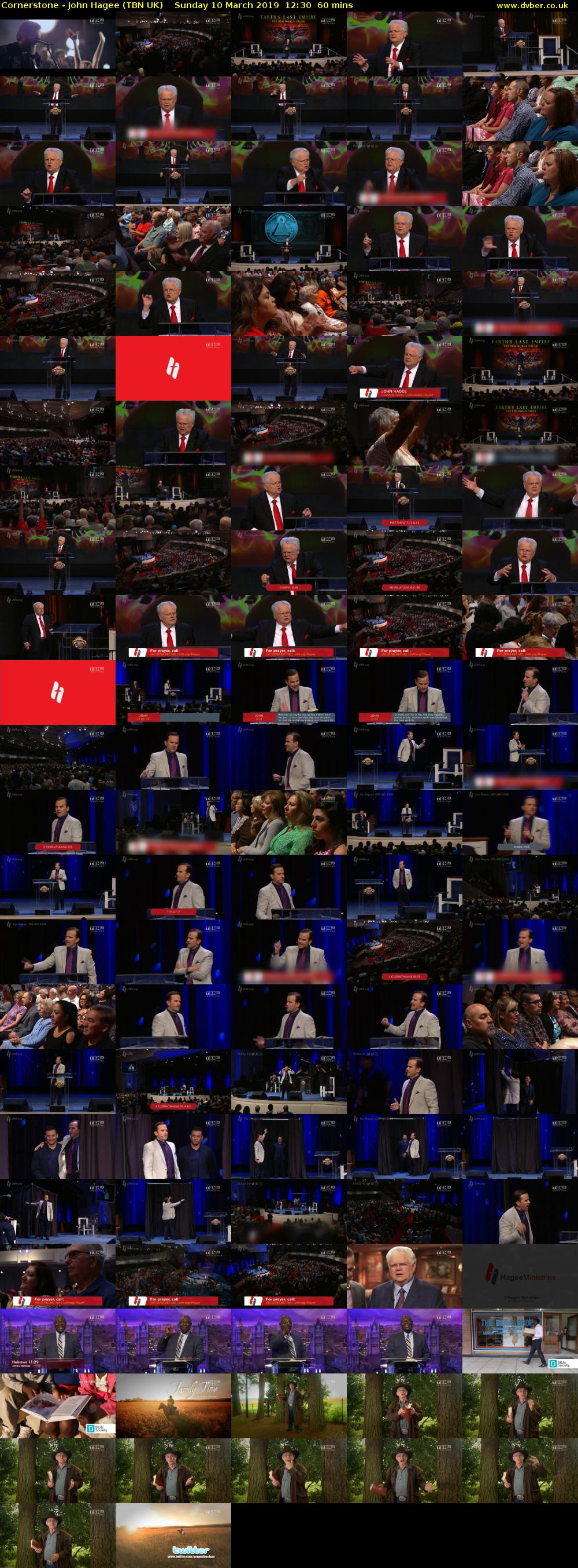 Cornerstone - John Hagee (TBN UK) Sunday 10 March 2019 12:30 - 13:30