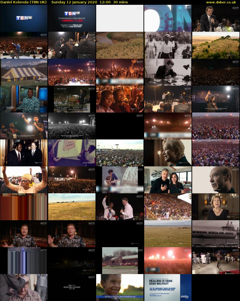 Daniel Kolenda (TBN UK) Sunday 12 January 2020 12:00 - 12:30