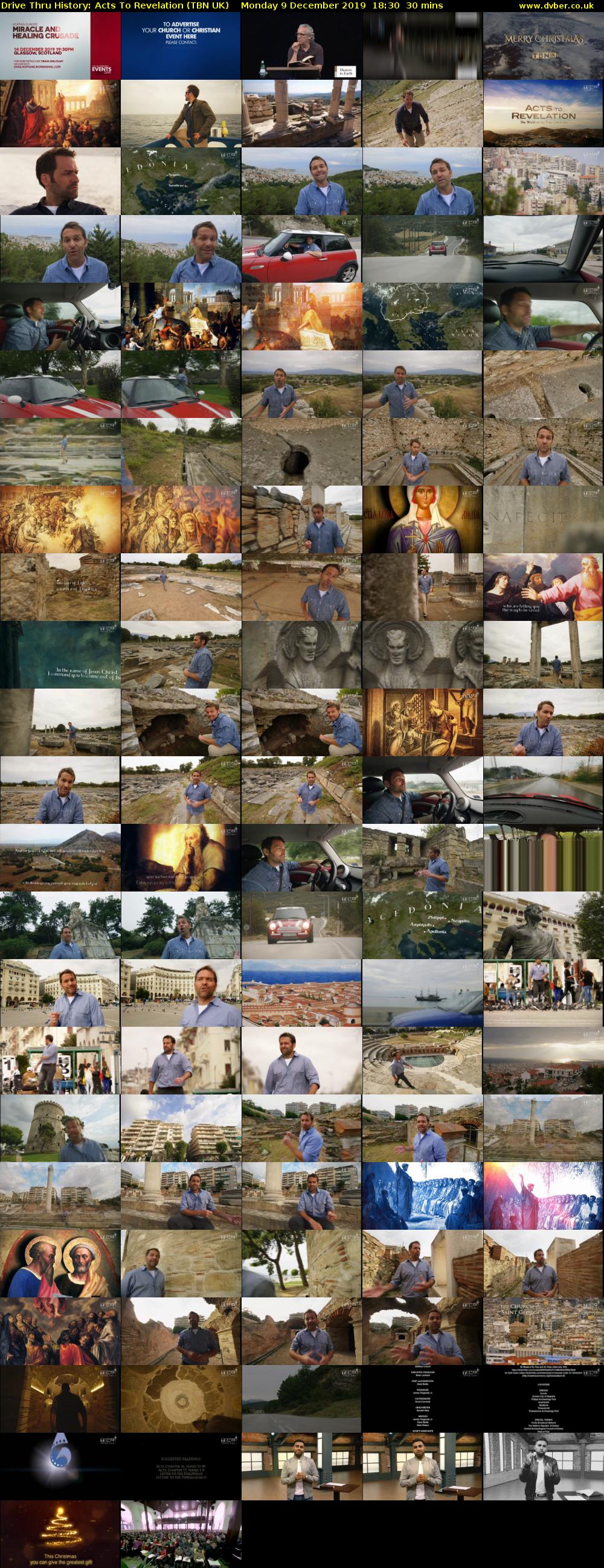 Drive Thru History: Acts To Revelation (TBN UK) Monday 9 December 2019 18:30 - 19:00