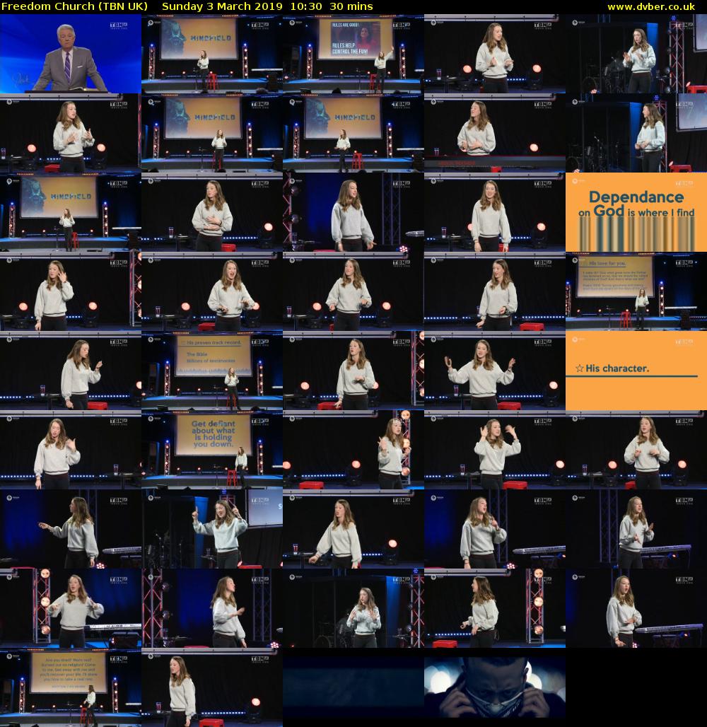 Freedom Church (TBN UK) Sunday 3 March 2019 10:30 - 11:00