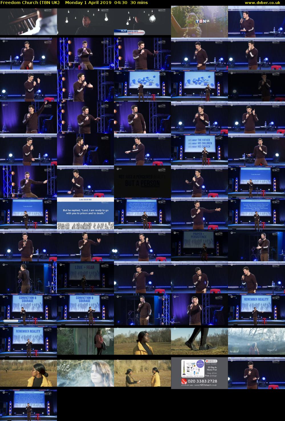 Freedom Church (TBN UK) Monday 1 April 2019 04:30 - 05:00
