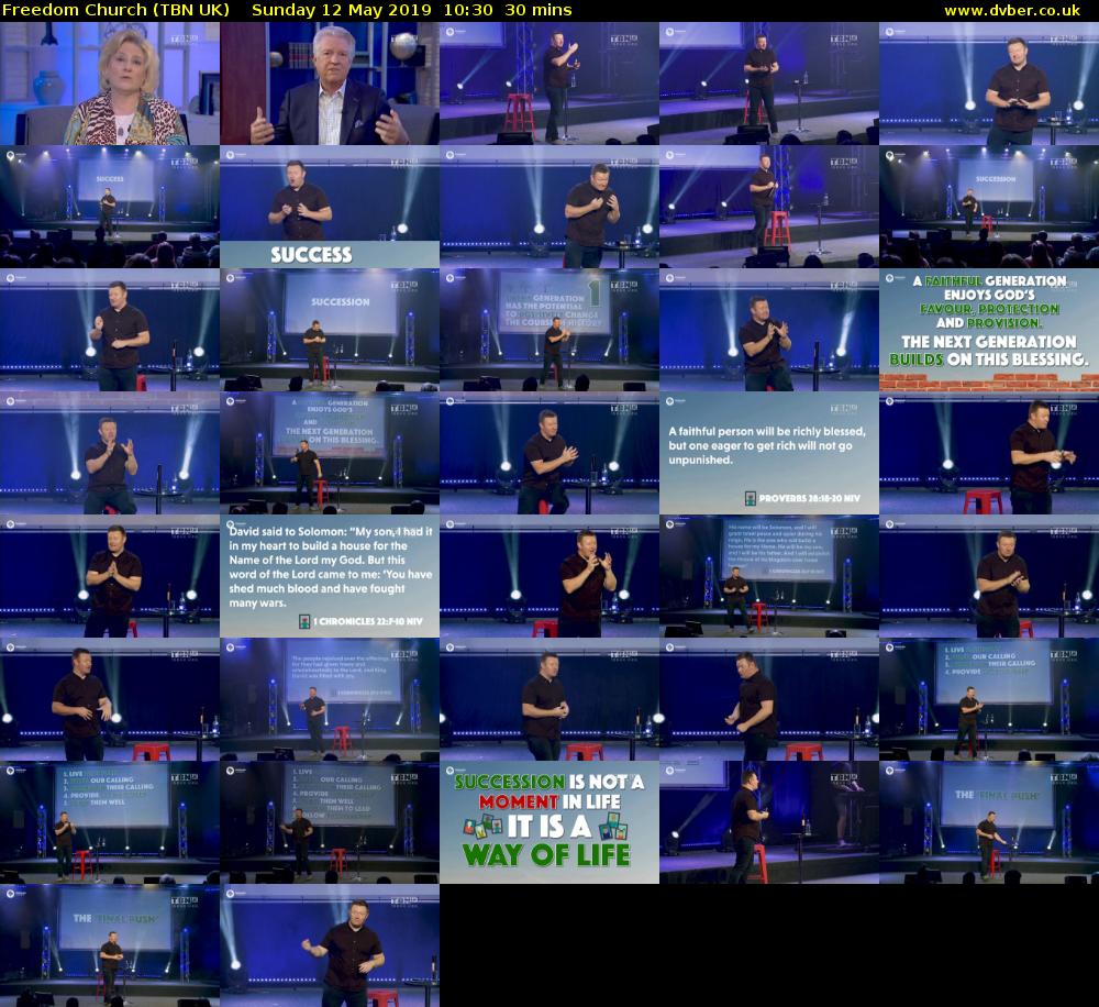 Freedom Church (TBN UK) Sunday 12 May 2019 10:30 - 11:00