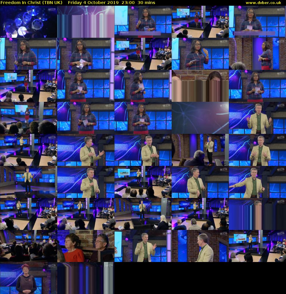 Freedom In Christ (TBN UK) Friday 4 October 2019 23:00 - 23:30