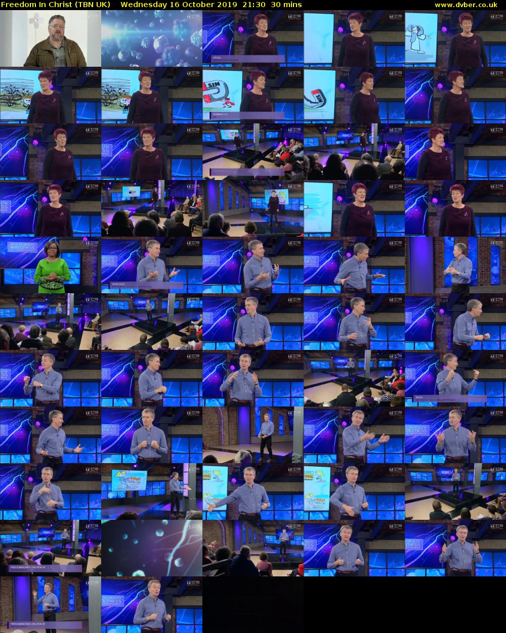Freedom In Christ (TBN UK) Wednesday 16 October 2019 21:30 - 22:00